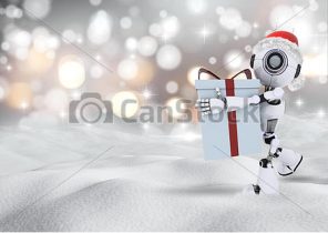 Robot cadeau noel