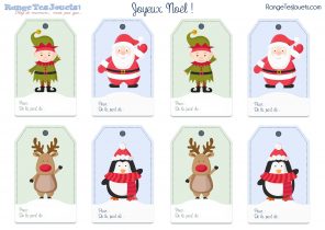 Carte cadeau noel gratuite à imprimer