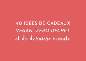 Cadeau de noel vegan