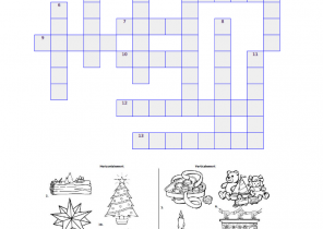 Cadeau de noel mots fleches