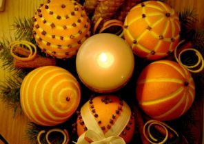 Orange cadeau de noel
