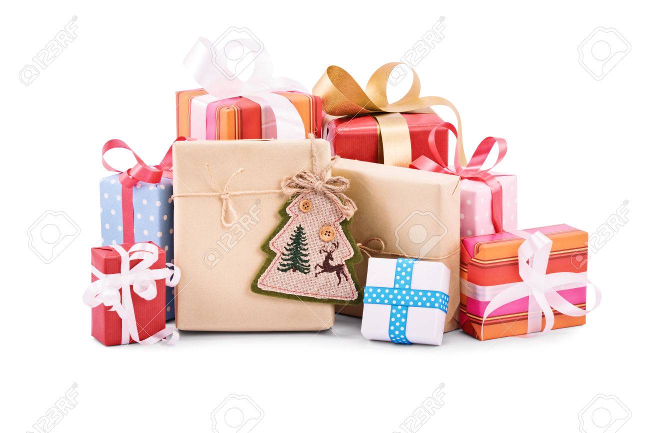 Pile de cadeau de noel