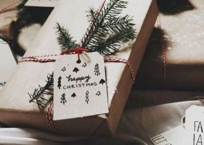 Etiquette noel cadeau original