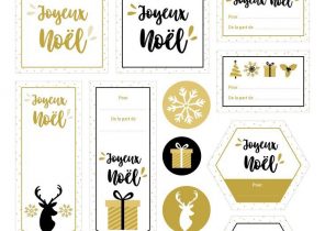 Etiquette cadeau noel a4