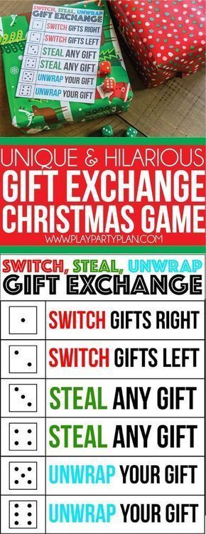 Jeu d'échange de cadeau de noel