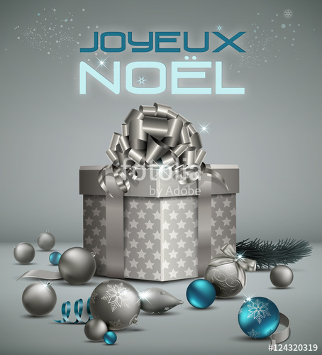 Texte avec cadeau noel