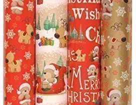 Rouleau papier cadeau noel