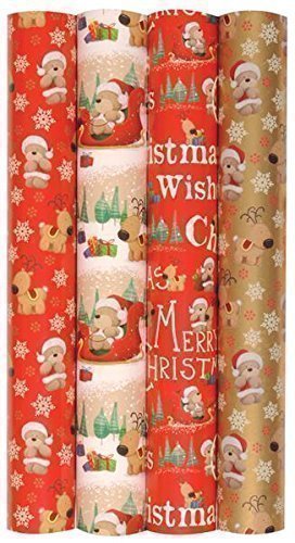 Rouleau papier cadeau noel