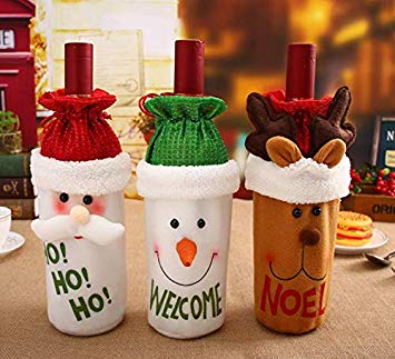 Bouteille de vin cadeau noel