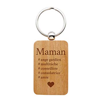 Cadeau noel maman en bois
