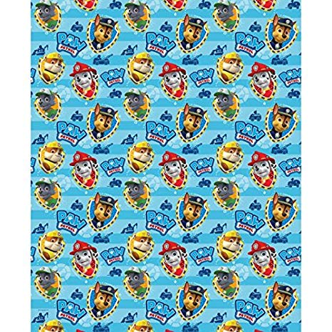 Papier cadeau noel pat patrouille