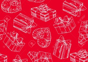 Modele emballage cadeau noel