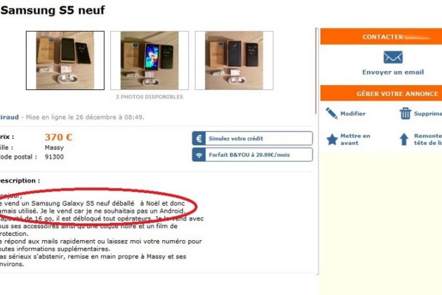 Cadeau de noel a la revente