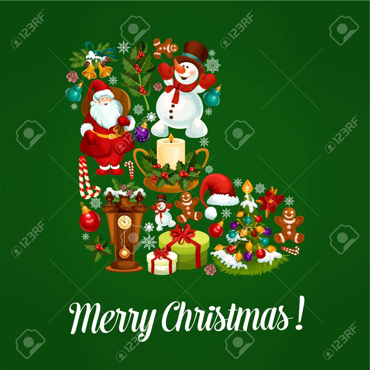 Affiche cadeau de noel