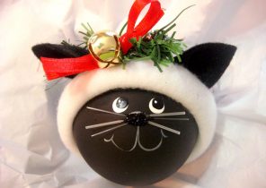 Cadeau de noel theme chat