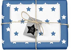 Papier cadeau noel bleu