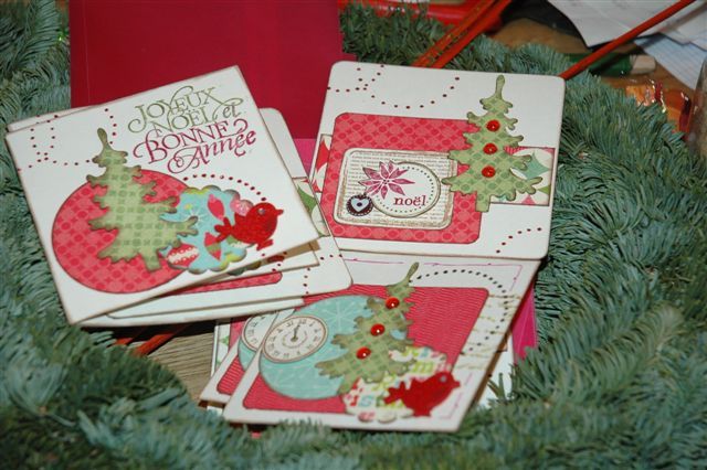 Carte cadeau noel scrap