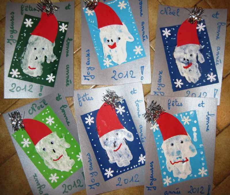 Petites cartes pour cadeau de noel