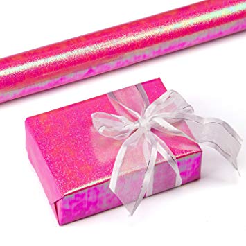 Papier cadeau noel rose