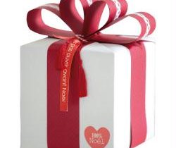 Paquet cadeau original noel