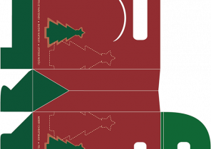Boite cadeau de noel à imprimer