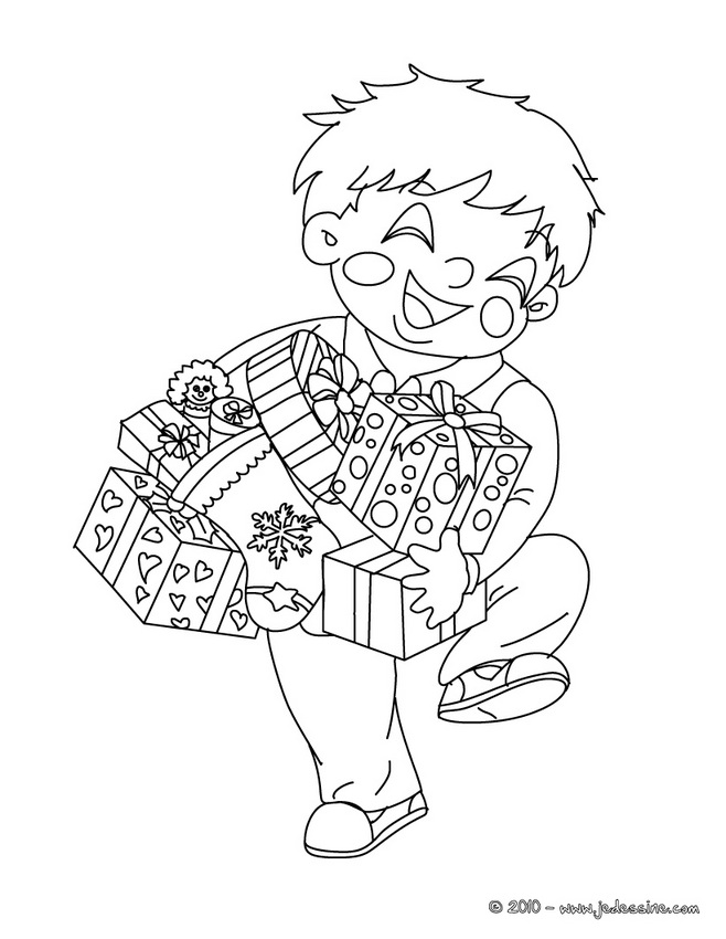 Cadeau noel dessin enfant