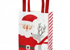 Sac emballage cadeau noel