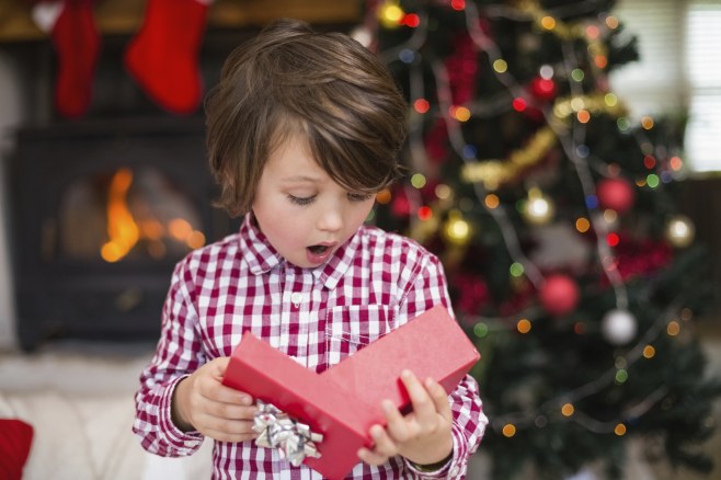 Ouvrir cadeau de noel