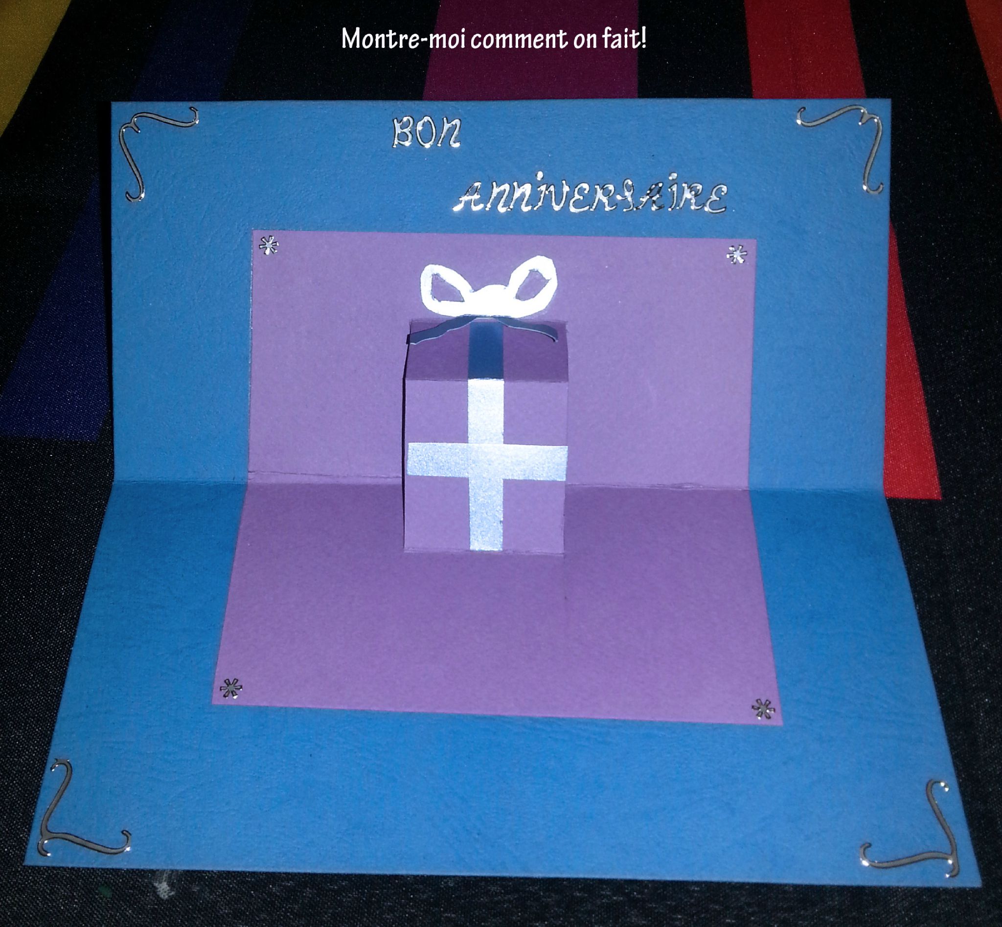 Carte 3d cadeau noel