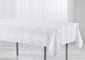 Cadeau nappe noel blanche porte