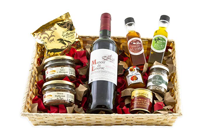 Panier gourmand cadeau noel