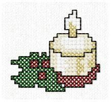 Cadeau noel point de croix