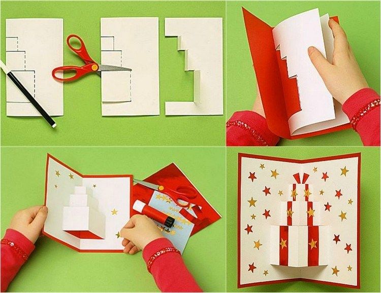 Pop up cadeau de noel