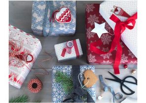 Ikea papier cadeau noel