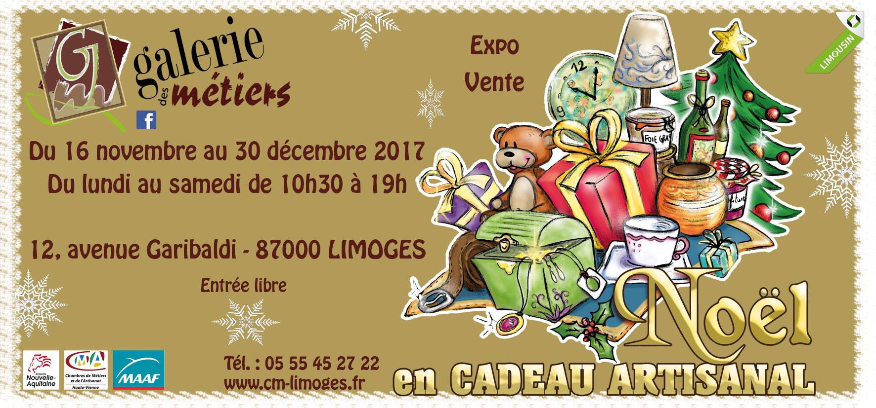 Noel en cadeau artisanal limoges