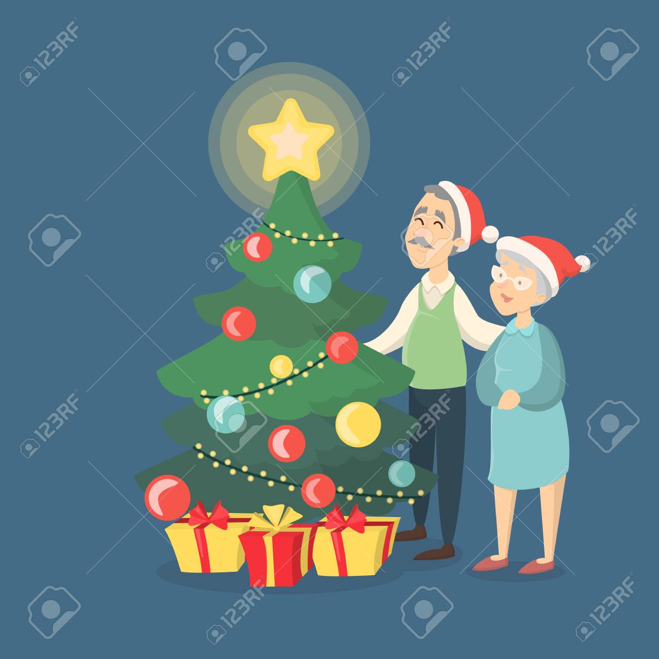 Cadeau de noel personne agee
