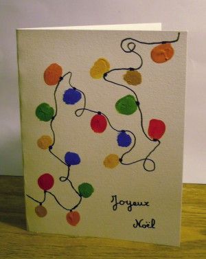 Carte noel cadeau maternelle