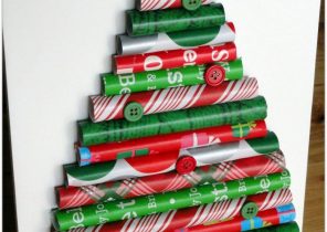 Decoration de noel avec du papier cadeau
