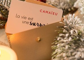 Carte cadeau noel camaieu