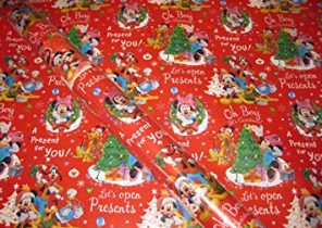 Papier cadeau noel disney