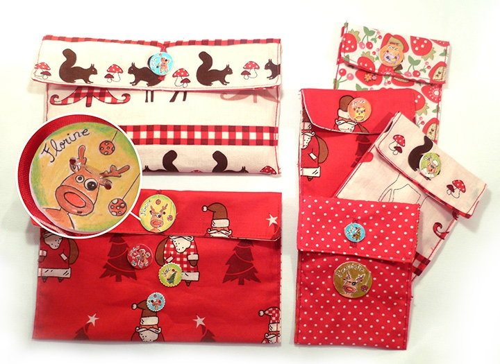 Cadeau de noel en tissus
