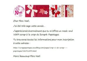 Message cadeau noel