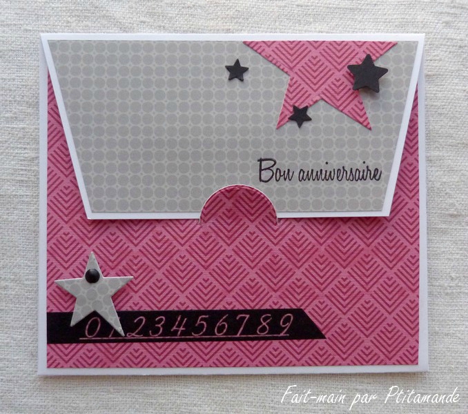 Pochette cadeau scrap noel
