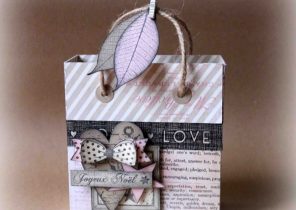 Cadeau de noel en scrapbooking