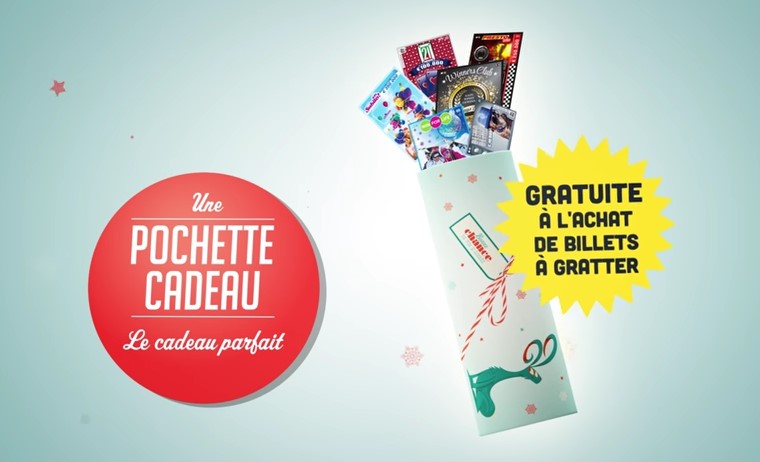Pochette cadeau noel fdj