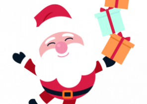 Pere noel cadeau png