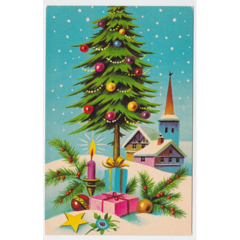 Paquet cadeau noel vintage