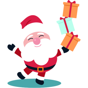 Pere noel cadeau png