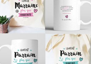 Cadeau de noel pour parrain et marraine
