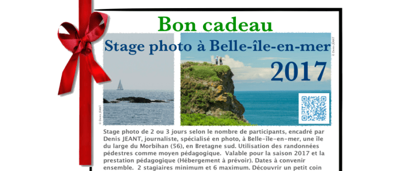 Cadeau noel stage